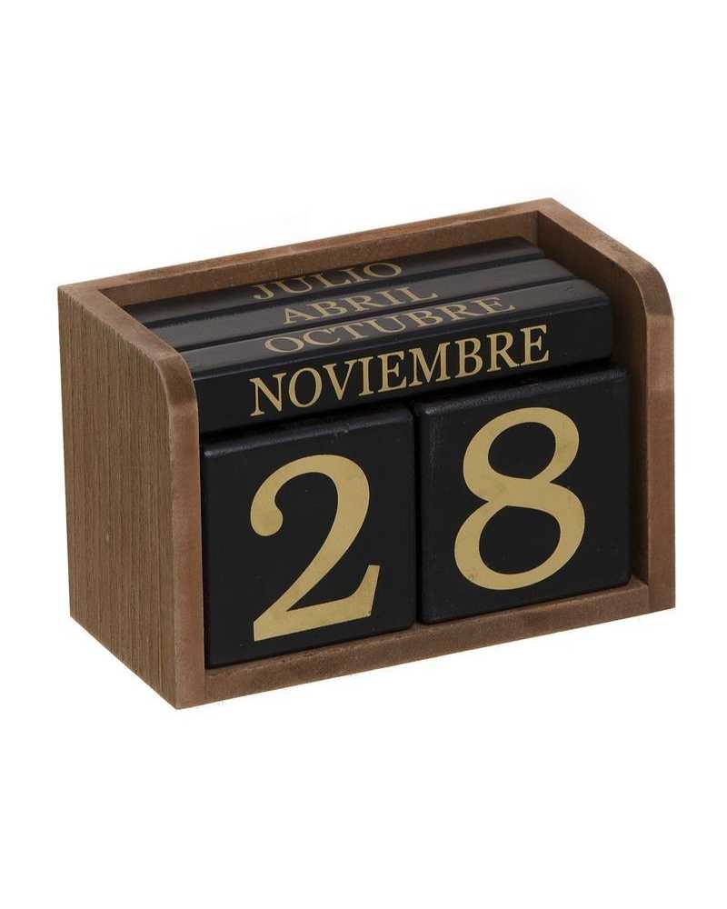 Calendario madera Milord