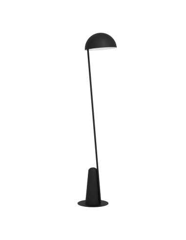 Lámpara de pie ARANZOLA, Acero Negro, blanco