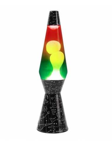 Lámpara de lava base Matemáticas líquido colores 40 cm