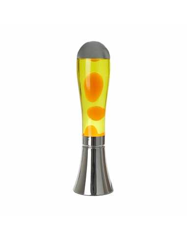 Fox-Home-Online-Balvi-Lámpara de lava plateado / amarillo  45cm