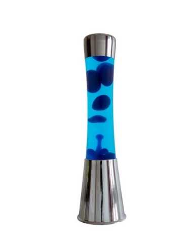 Lámpara de Lava Fisura - Cromo / Azul